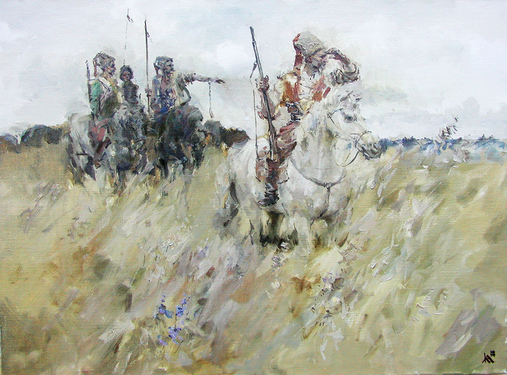 «Козацький пікет». 2010. Полотно, олія